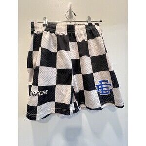Eric Emanuel NASCAR EE Shorts Racing Checkered Flag Mesh Read For Size
